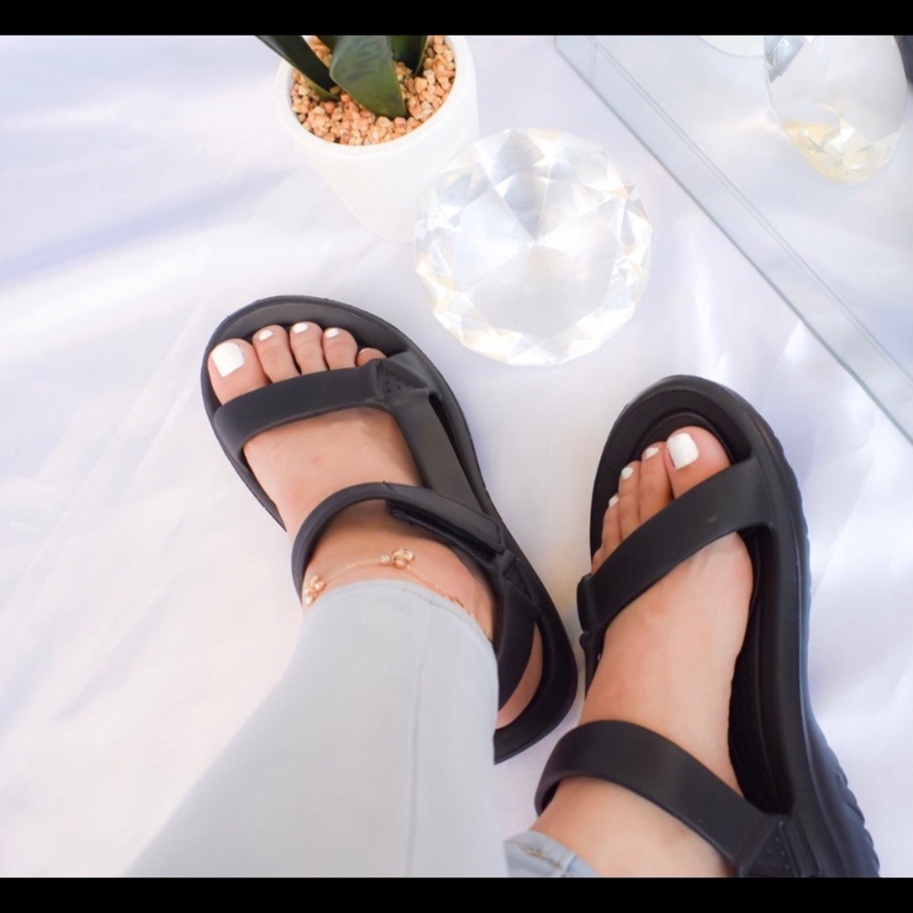 RESORT - BLACK SANDALS
